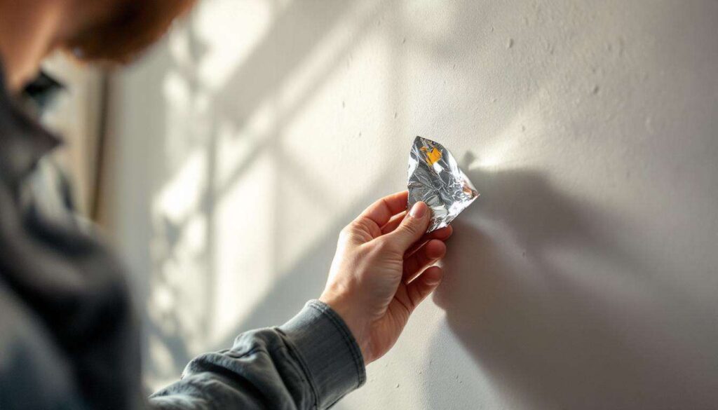 Dieser Trick mit Alufolie hilft, Feuchtigkeitsprobleme in Ihren Wänden aufzudecken