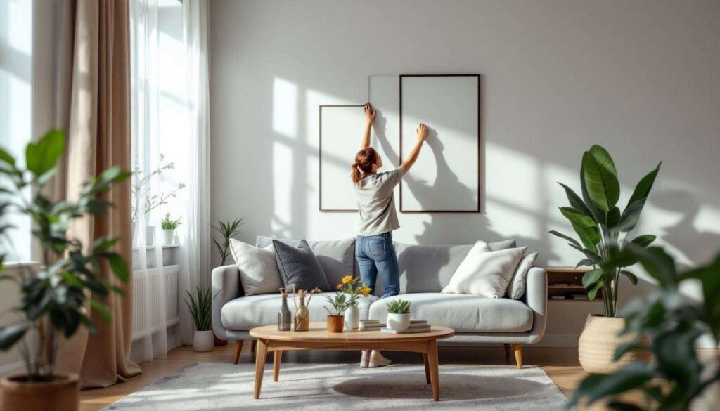 Es ist offiziell: Es gibt eine todsichere Methode, um Bilder perfekt gerade aufzuhängen – ganz ohne Bohrloch-Chaos im Wohnzimmer