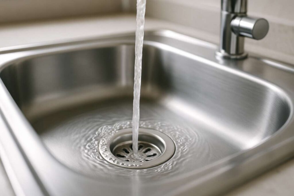 Dieser einfache Schritt reinigt den Siphon und sorgt wieder für freien Abfluss – ganz ohne Kosten