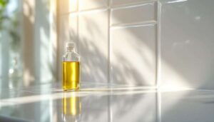 Statt Fliesenreiniger: Dieses Hausmittel aus der Küche macht Badezimmerfliesen streifenfrei