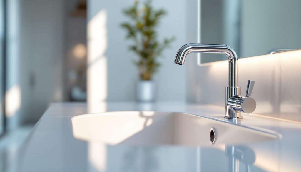 Weder Essig noch Zitrone: Dieses Hausmittel entfernt Kalk im Bad in Sekunden