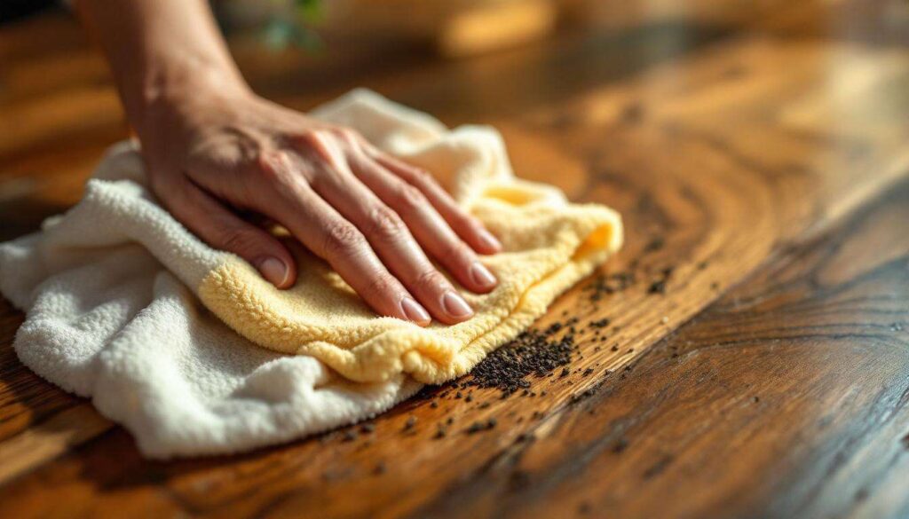 Weder Spülmittel noch Allzweckreiniger: Parkett pflegt man am besten mit schwarzem Tee