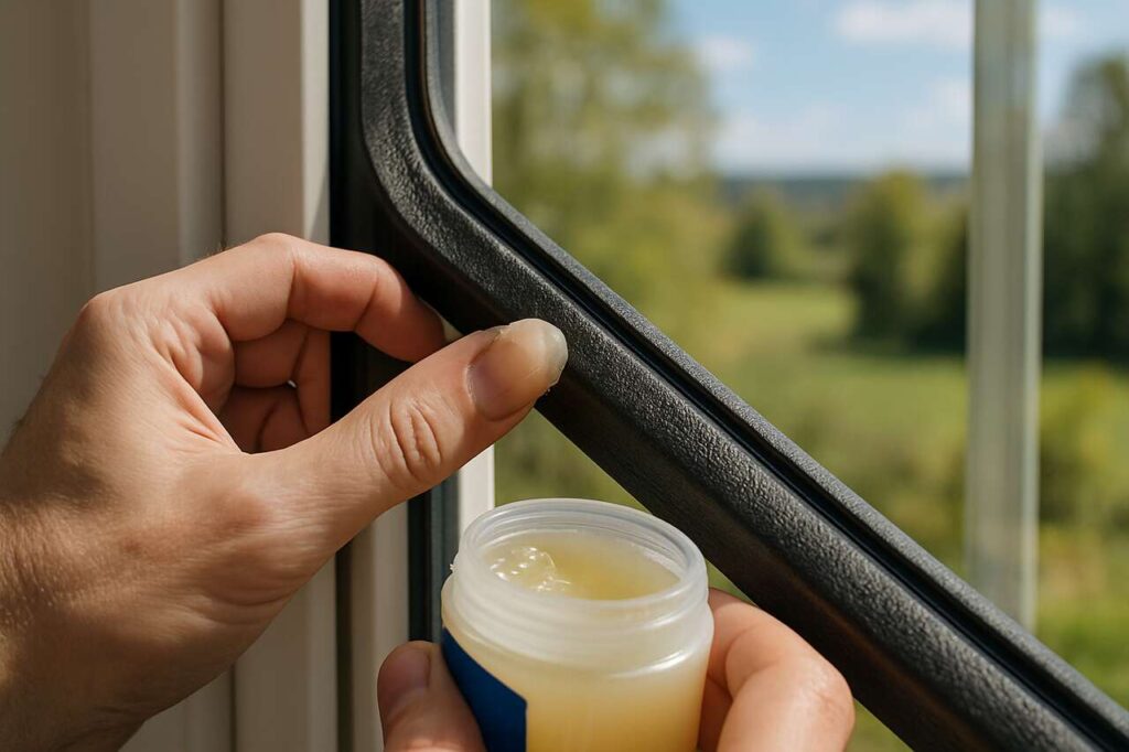 Fensterdichtungen pflegen: Der Vaseline-Trick, der sie geschmeidig hält