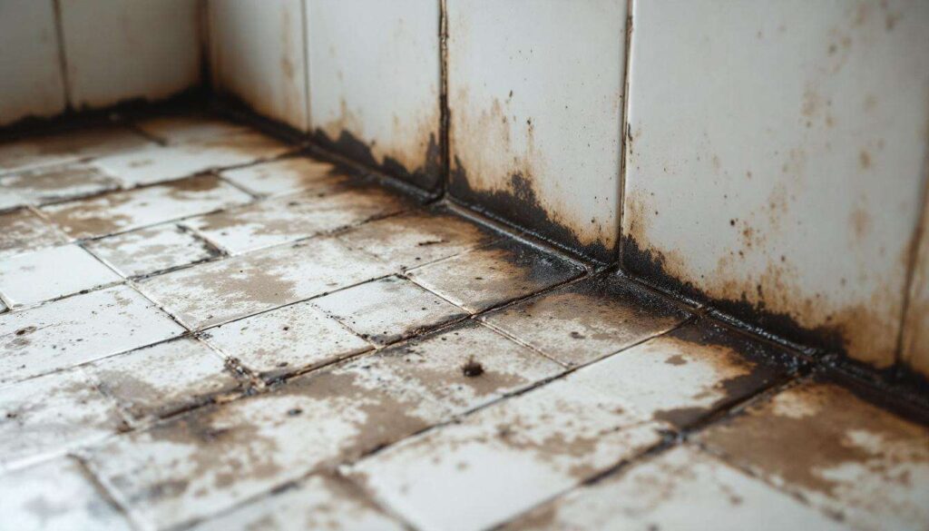 Verschmutzte Fliesenfugen: Warum sie schwarz werden… und wie man sie wieder sauber bekommt