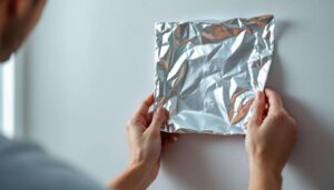 Dieser Trick mit Alufolie hilft, Feuchtigkeitsprobleme in Wänden zu erkennen